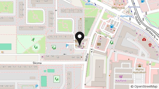 Mapa: ul. Widna 17, Wrocław